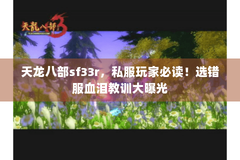 天龙八部sf33r,私服玩家必读!选错服血泪教训大曝光 天龙八部sf33r,私服玩家必读!选错服血泪教训大曝光