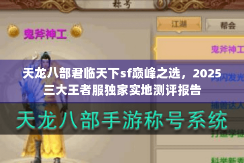 天龙八部君临天下sf巅峰之选,2025三大王者服独家实地测评报告 天龙八部君临天下sf巅峰之选,2025三大王者服独家实地测评报告