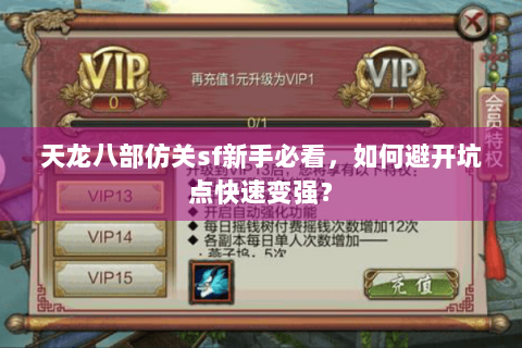 天龙八部仿关sf新手必看,如何避开坑点快速变强? 天龙八部仿关sf新手必看,如何避开坑点快速变强?