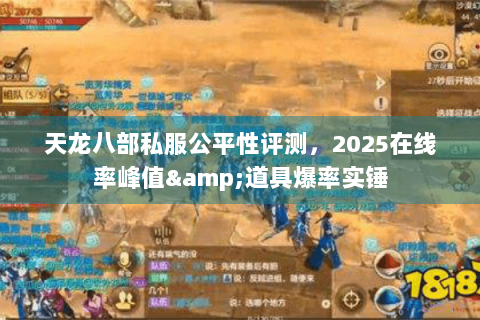 天龙八部私服公平性评测，2025在线率峰值&道具爆率实锤