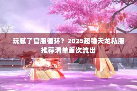 玩腻了官服循环?2025超稳天龙私服推荐清单首次流出 玩腻了官服循环?2025超稳天龙私服推荐清单首次流出