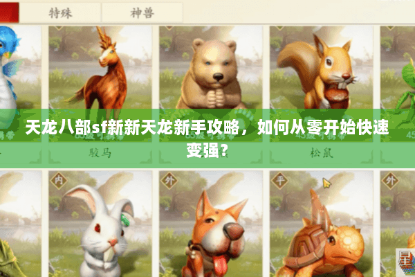 天龙八部sf新新天龙新手攻略,如何从零开始快速变强? 天龙八部sf新新天龙新手攻略,如何从零开始快速变强?