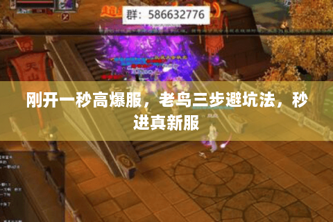 刚开一秒高爆服,老鸟三步避坑法,秒进真新服 刚开一秒高爆服,老鸟三步避坑法,秒进真新服