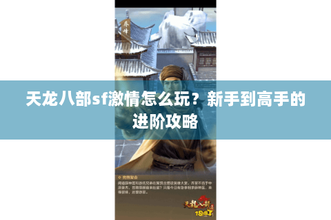 天龙八部sf激情怎么玩？新手到高手的进阶攻略