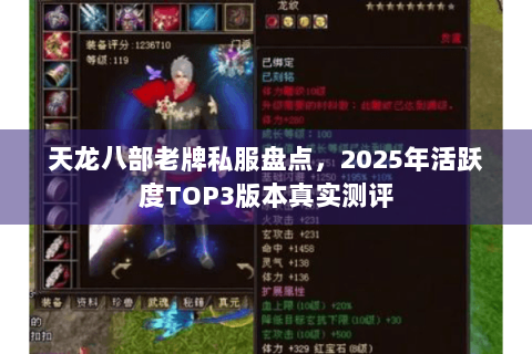 天龙八部老牌私服盘点，2025年活跃度TOP3版本真实测评