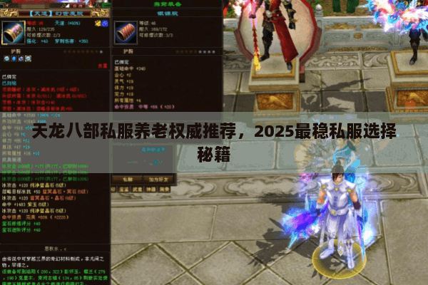 天龙八部私服养老权威推荐,2025最稳私服选择秘籍 天龙八部私服养老权威推荐,2025最稳私服选择秘籍
