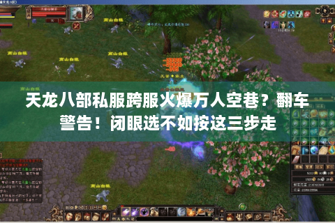 天龙八部私服跨服火爆万人空巷？翻车警告！闭眼选不如按这三步走