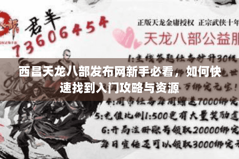 西昌天龙八部发布网新手必看，如何快速找到入门攻略与资源