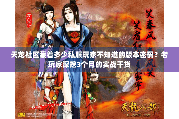 天龙社区藏着多少私服玩家不知道的版本密码?老玩家深挖3个月的实战干货 天龙社区藏着多少私服玩家不知道的版本密码?老玩家深挖3个月的实战干货