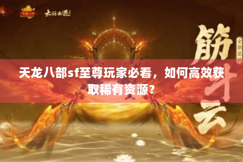 天龙八部sf至尊玩家必看，如何高效获取稀有资源？
