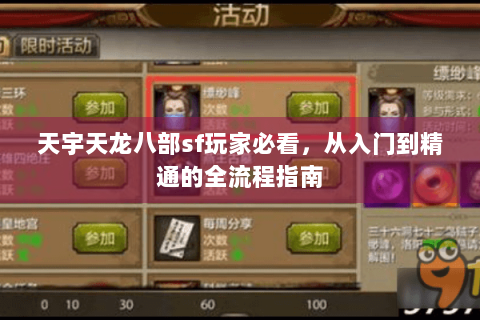 天宇天龙八部sf玩家必看,从入门到精通的全流程指南 天宇天龙八部sf玩家必看,从入门到精通的全流程指南