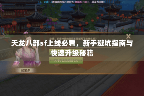 天龙八部sf上线必看,新手避坑指南与快速升级秘籍 天龙八部sf上线必看,新手避坑指南与快速升级秘籍