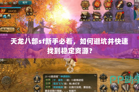 天龙八部sf新手必看,如何避坑并快速找到稳定资源? 天龙八部sf新手必看,如何避坑并快速找到稳定资源?