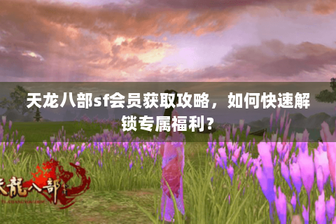 天龙八部sf会员获取攻略，如何快速解锁专属福利？