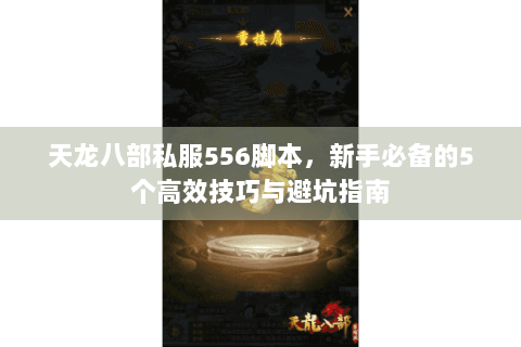 天龙八部私服556脚本,新手必备的5个高效技巧与避坑指南 天龙八部私服556脚本,新手必备的5个高效技巧与避坑指南