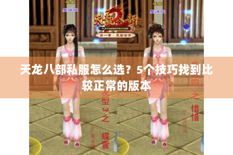天龙八部私服怎么选？5个技巧找到比较正常的版本