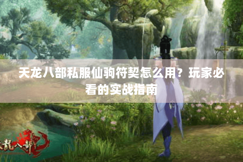 天龙八部私服仙驹符契怎么用?玩家必看的实战指南 天龙八部私服仙驹符契怎么用?玩家必看的实战指南