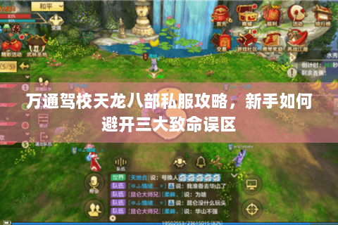 万通驾校天龙八部私服攻略，新手如何避开三大致命误区