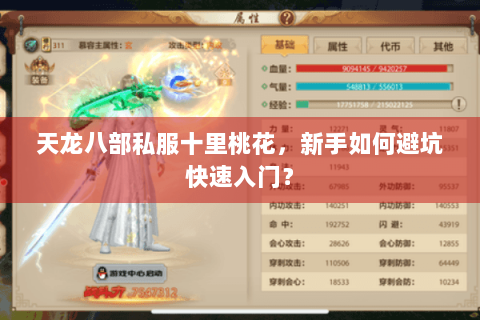天龙八部私服十里桃花，新手如何避坑快速入门？