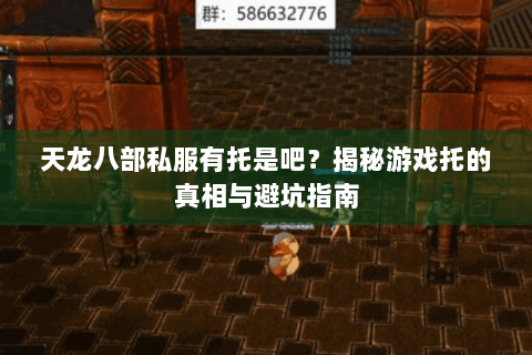 天龙八部私服有托是吧？揭秘游戏托的真相与避坑指南