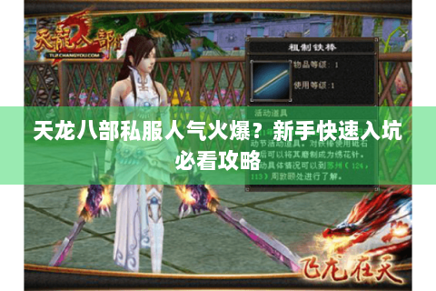 天龙八部私服人气火爆？新手快速入坑必看攻略