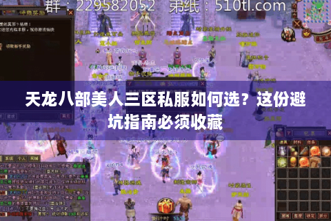 天龙八部美人三区私服如何选？这份避坑指南必须收藏