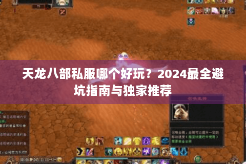 天龙八部私服哪个好玩？2024最全避坑指南与独家推荐