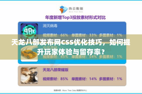 天龙八部发布网CSS优化技巧,如何提升玩家体验与留存率? 天龙八部发布网CSS优化技巧,如何提升玩家体验与留存率?