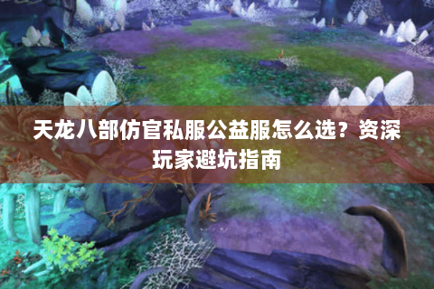 天龙八部仿官私服公益服怎么选？资深玩家避坑指南