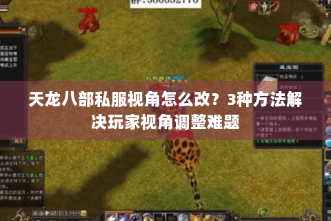 天龙八部私服视角怎么改？3种方法解决玩家视角调整难题