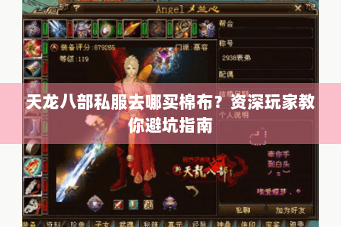 天龙八部私服去哪买棉布?资深玩家教你避坑指南 天龙八部私服去哪买棉布?资深玩家教你避坑指南
