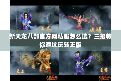 新天龙八部官方网私服怎么选？三招教你避坑玩转正版
