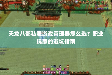 天龙八部私服游戏管理器怎么选？职业玩家的避坑指南