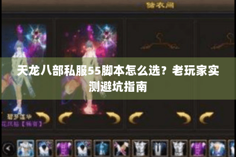 天龙八部私服55脚本怎么选？老玩家实测避坑指南