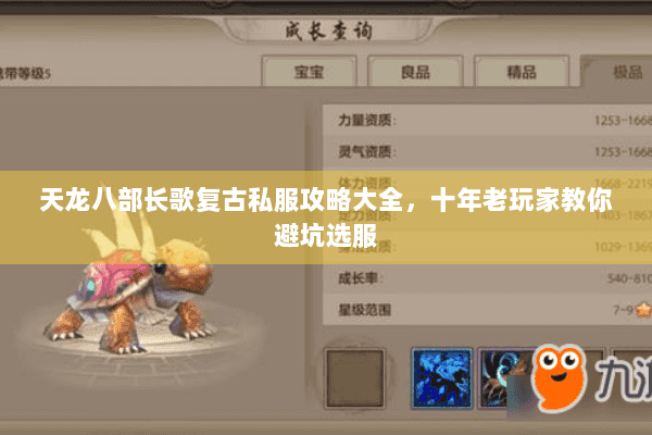 天龙八部长歌复古私服攻略大全，十年老玩家教你避坑选服