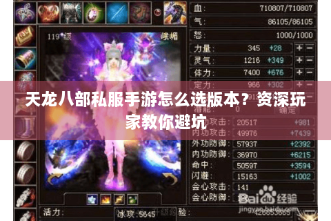 天龙八部私服手游怎么选版本?资深玩家教你避坑 天龙八部私服手游怎么选版本?资深玩家教你避坑
