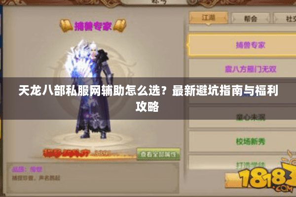 天龙八部私服网辅助怎么选？最新避坑指南与福利攻略