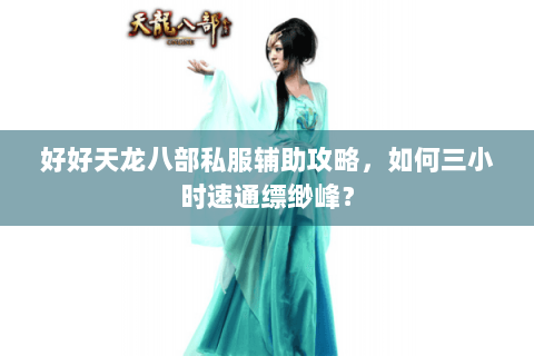 好好天龙八部私服辅助攻略,如何三小时速通缥缈峰? 好好天龙八部私服辅助攻略,如何三小时速通缥缈峰?