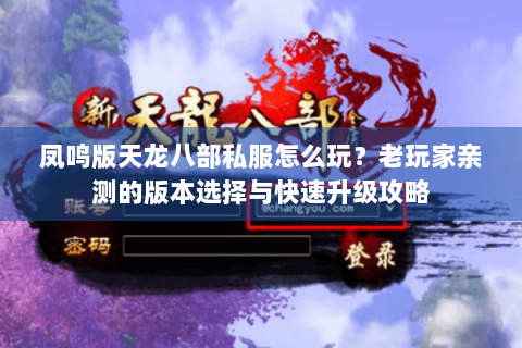 凤鸣版天龙八部私服怎么玩?老玩家亲测的版本选择与快速升级攻略 凤鸣版天龙八部私服怎么玩?老玩家亲测的版本选择与快速升级攻略