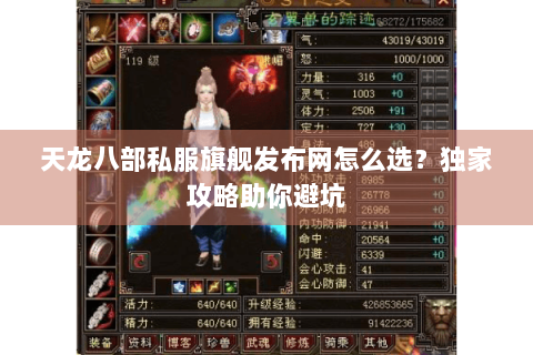 天龙八部私服旗舰发布网怎么选？独家攻略助你避坑