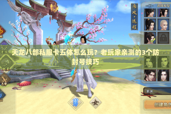 天龙八部私服卡五体怎么玩？老玩家亲测的3个防封号技巧