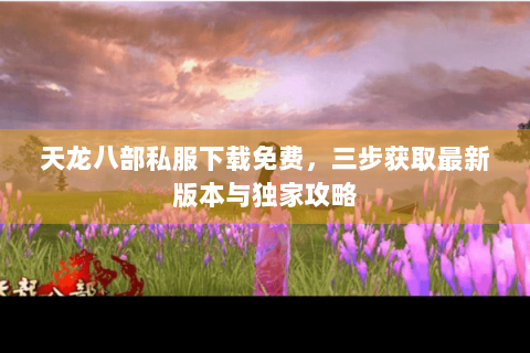 天龙八部私服下载免费，三步获取最新版本与独家攻略