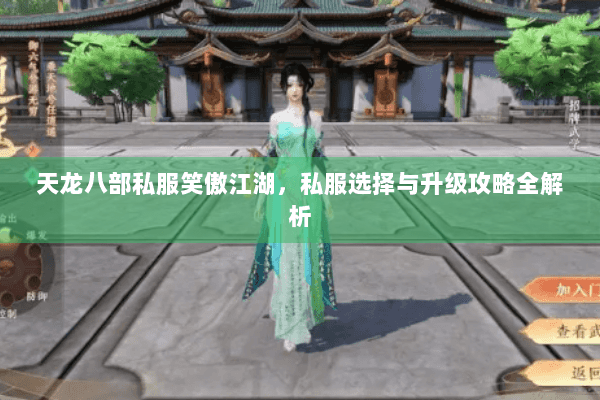 天龙八部私服笑傲江湖，私服选择与升级攻略全解析