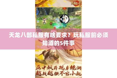 天龙八部私服有啥要求？玩私服前必须知道的5件事