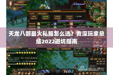 天龙八部最火私服怎么选?资深玩家总结2022避坑指南 天龙八部最火私服怎么选?资深玩家总结2022避坑指南
