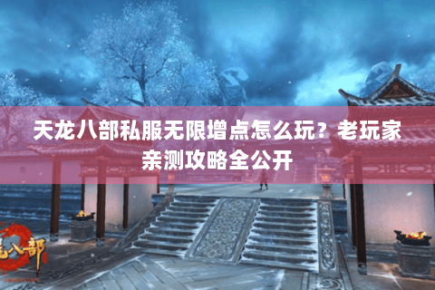 天龙八部私服无限增点怎么玩？老玩家亲测攻略全公开
