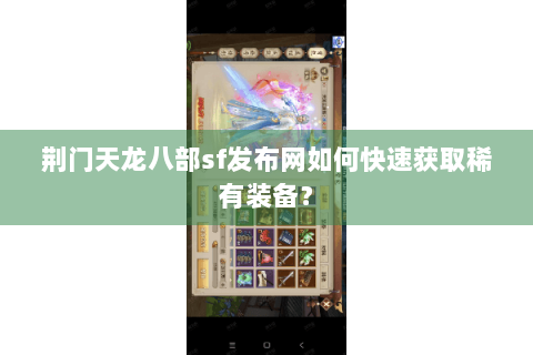 荆门天龙八部sf发布网如何快速获取稀有装备? 荆门天龙八部sf发布网如何快速获取稀有装备?