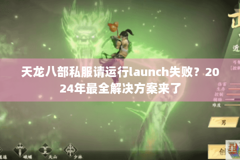 天龙八部私服请运行launch失败？2024年最全解决方案来了