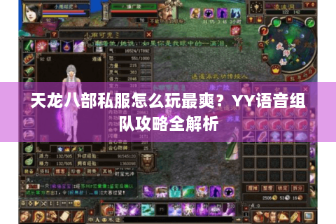 天龙八部私服怎么玩最爽？YY语音组队攻略全解析