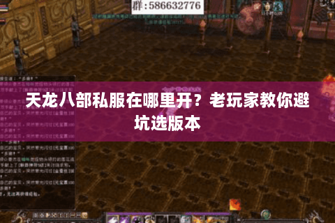 天龙八部私服在哪里开?老玩家教你避坑选版本 天龙八部私服在哪里开?老玩家教你避坑选版本